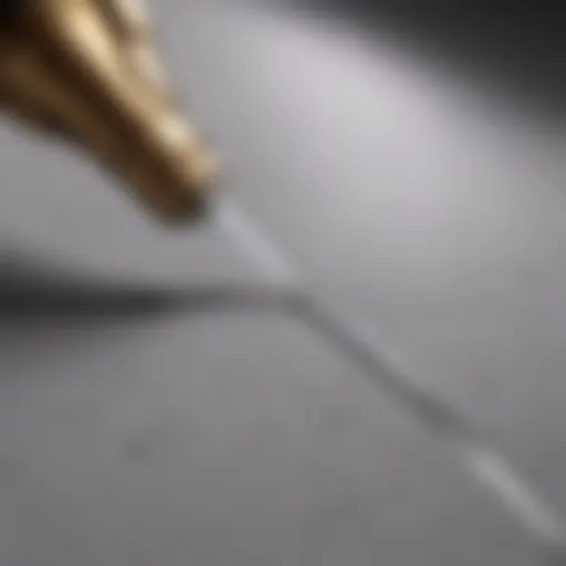 Close-up of Sikaflex Pro adhesive application