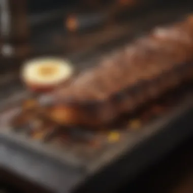 Savoring Elegance: Applewood-Grilled Delicacies Sizzling Applewood-Grilled Delicacies