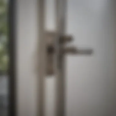 Elegance in Functionality Sleek Aluminum Storm Door Hinge