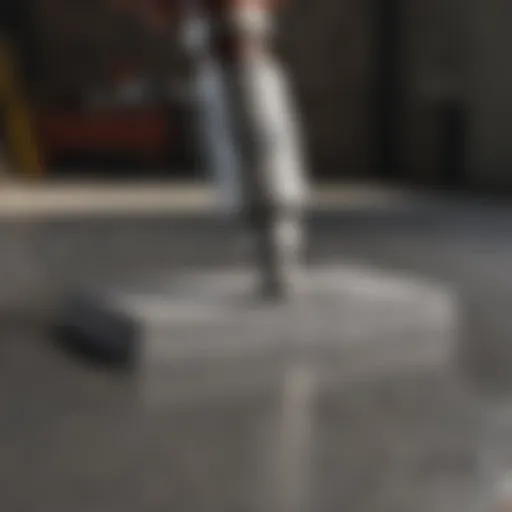 Concrete finishing tool featuring a sleek design