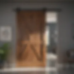 Sleek and Modern Barn Door Track