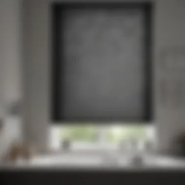 Sleek 64-Inch Mini Blind in Monochrome Scheme