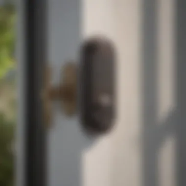 Smart lock technology for patio screen door