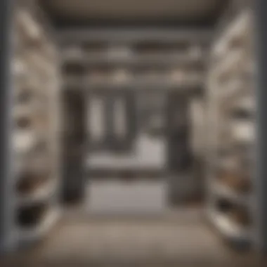 Intelligent Closet Shelving Design for Efficiency Smart closet shelving system with innovative storage solutions