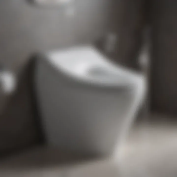 Smart toilet lid with built-in bidet