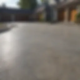 Smooth Concrete Driveway Design
