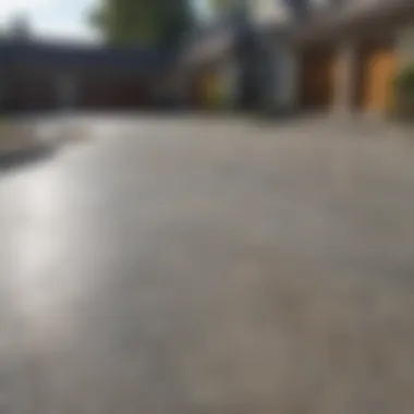 Sophisticated Concrete Driveway Design Smooth Concrete Driveway Design