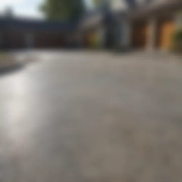 Sophisticated Concrete Driveway Design Smooth Concrete Driveway Design