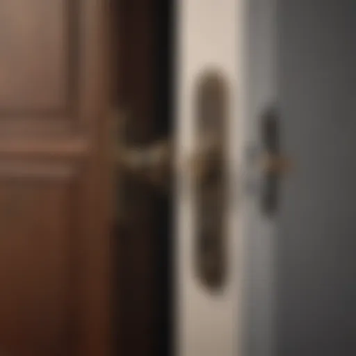 Sophisticated indoor latch lock