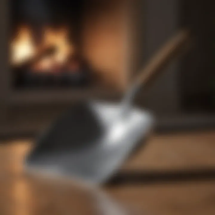 Sophisticated stainless steel ash shovel