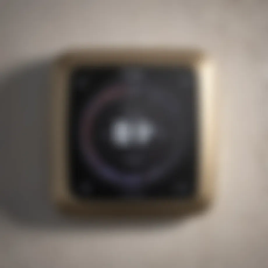 Sophisticated Thermostat Control Panel