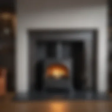 Professional installation of stainless steel stove pipe in fireplace