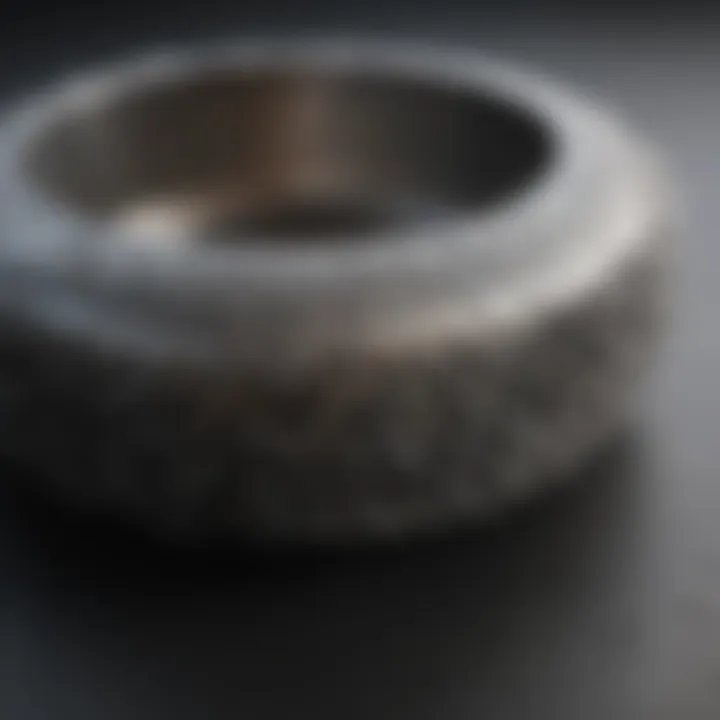 Steel scrubber close-up showing its durable material