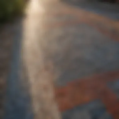 Artistic Stone Mosaic Edging for Pathways Stone Mosaic Edging Pathway