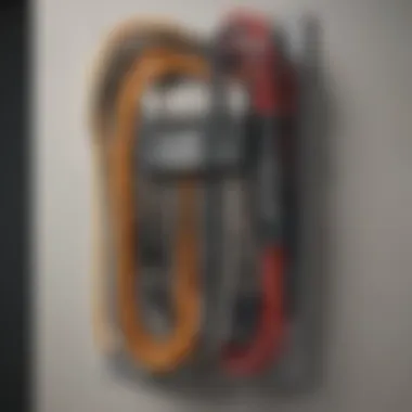 Optimal Storage Solutions Illustration of extension cord storage organization