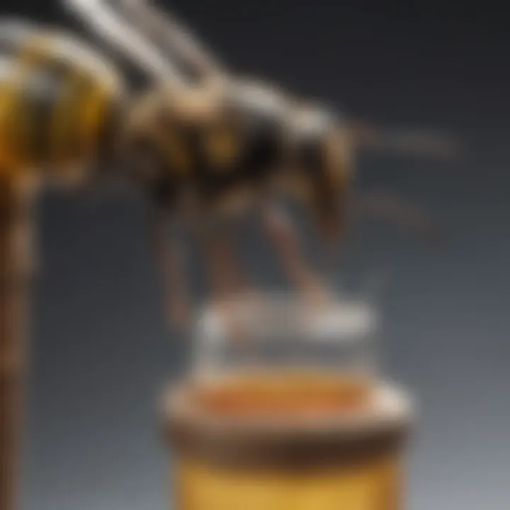 DIY wasp trap made from a plastic bottle