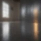 A metallic epoxy adhesive in a sleek and modern setting