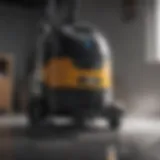 Wet and dry vacuum cleaner showcasing advanced filtration system