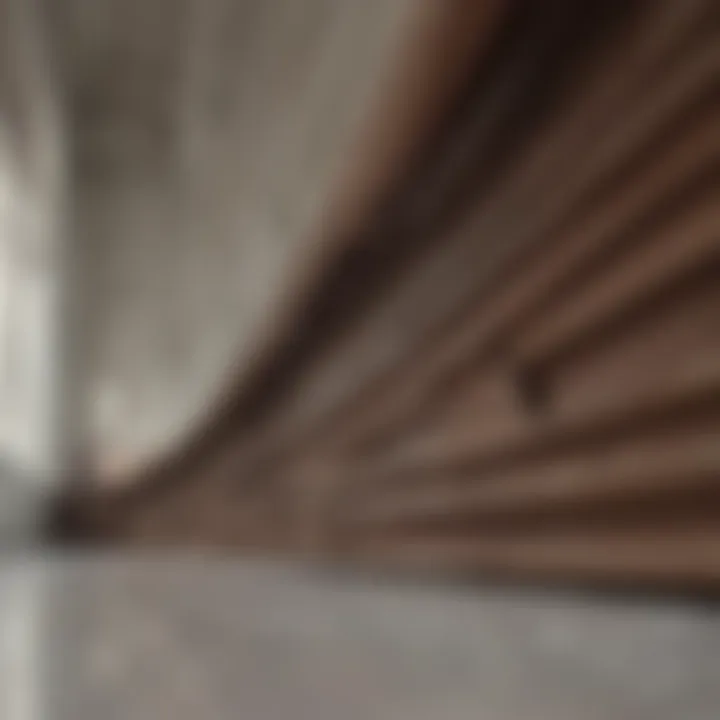 Structural Enhancement with Half-Inch Furring Strips Half-inch furring strips supporting architectural elements