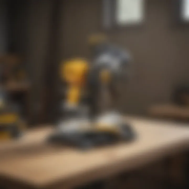 Sturdy Mounting Brackets of Dewalt Miter Saw Stand