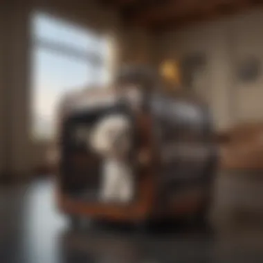 Fashionable and Functional: Travel in Style with Your Pet Stylish 28-Inch Pet Carrier with Ventilation Holes