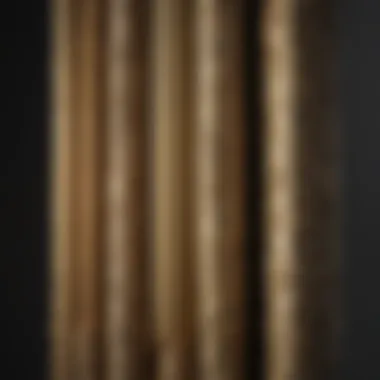 Premium Materials for Durability Close-up of high-quality materials used in sun curtain rods