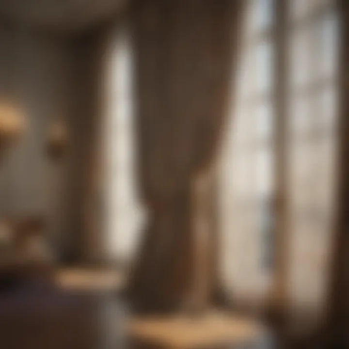Variety of sun curtain rod styles with different curtains