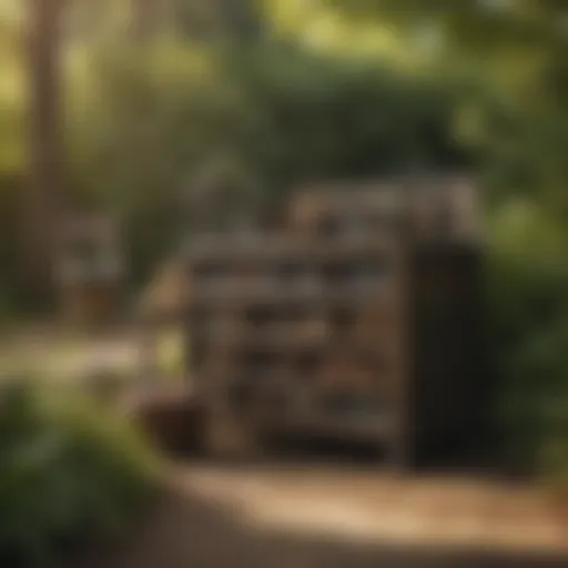 Suncast Sidetracker neatly organized in an outdoor setting