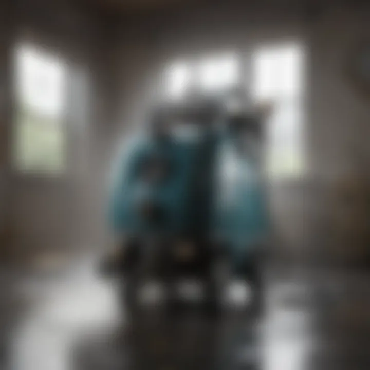 Commercial-grade steam cleaning machine