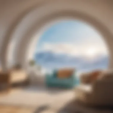 Interior Comfort of an Igloo Doghouse Interior view of an igloo doghouse highlighting space and comfort