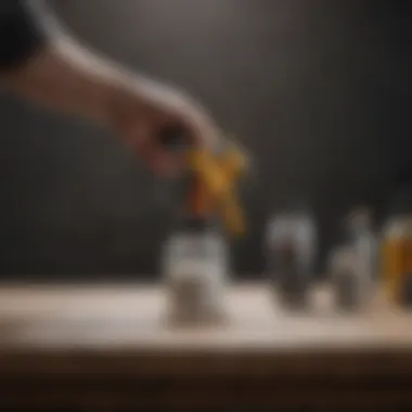 Mastering Spray Gun Application Techniques An expert demonstrating correct spray gun application techniques on a surface