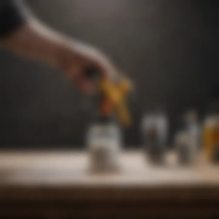 Mastering Spray Gun Application Techniques An expert demonstrating correct spray gun application techniques on a surface