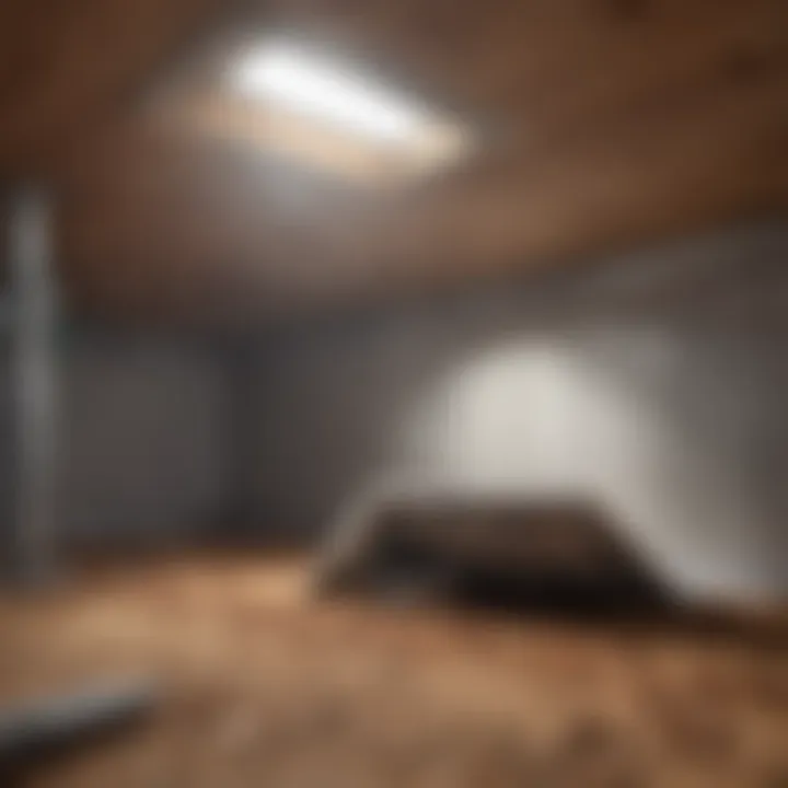 Illustration of a crawl space with proper venting