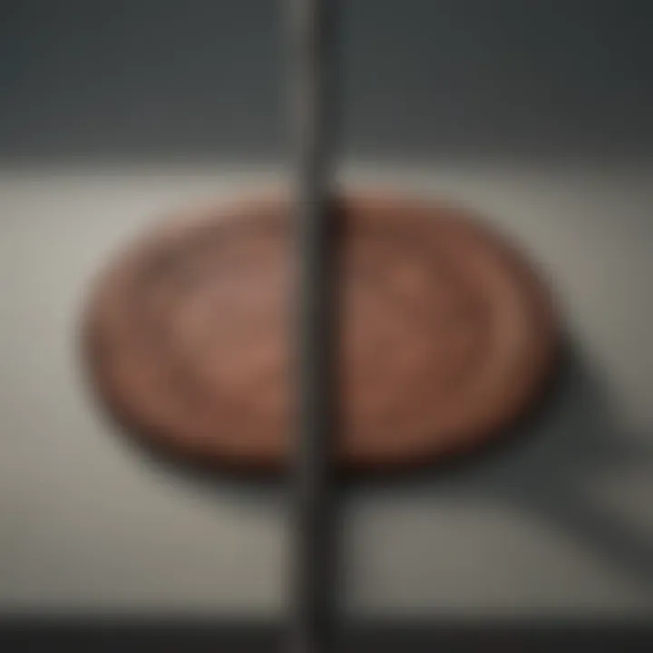 Close-up of materials used in pigtail sign holders