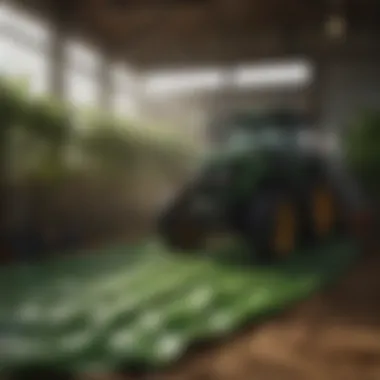 Agricultural Uses of Green Plastic Sheets Green corrugated plastic sheets used in agricultural settings