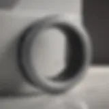 Illustration showing a broken toilet flange replacement ring