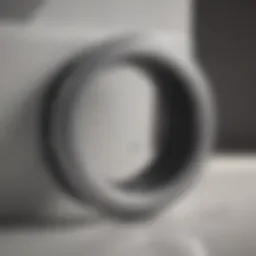 Illustration showing a broken toilet flange replacement ring