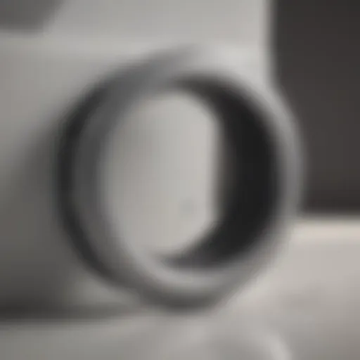 Illustration showing a broken toilet flange replacement ring
