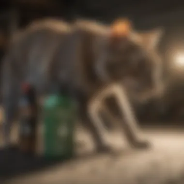 Informative Infographic Demonstrating Tomcat Rat Spray Application Techniques Tomcat Rat Spray Application Guide Infographic