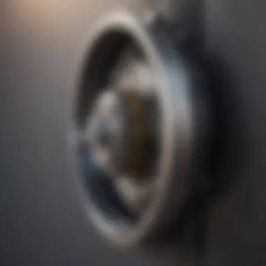 Illustration of a trailer ball lock mechanism
