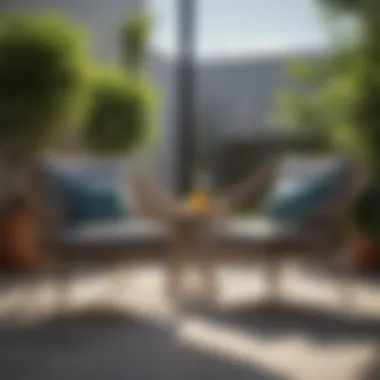Innovative Design Inspirations for Outdoor Spaces Creative design ideas for patio cushions using spray paint