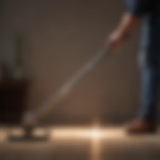 Trimmer Plus extension pole in action