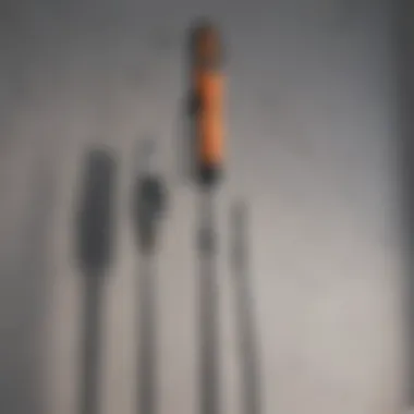Trimmer Plus extension pole showcasing compatibility with tools