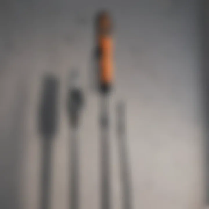 Trimmer Plus extension pole showcasing compatibility with tools
