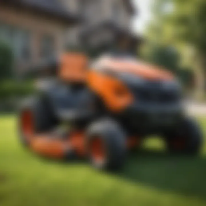 Illustration of troubleshooting process for J&J lawn mower maintenance