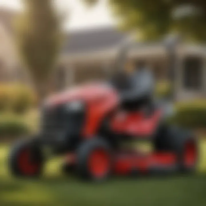 Comparison of Troy-Bilt ride-on lawn mowers with competitors