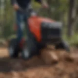 Groundbreaking stump removal with Troy Bilt Stump Grinder