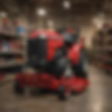 Exploring Troy Bilt Tiller Options in Store Variety of Troy Bilt Tillers in Retail Store