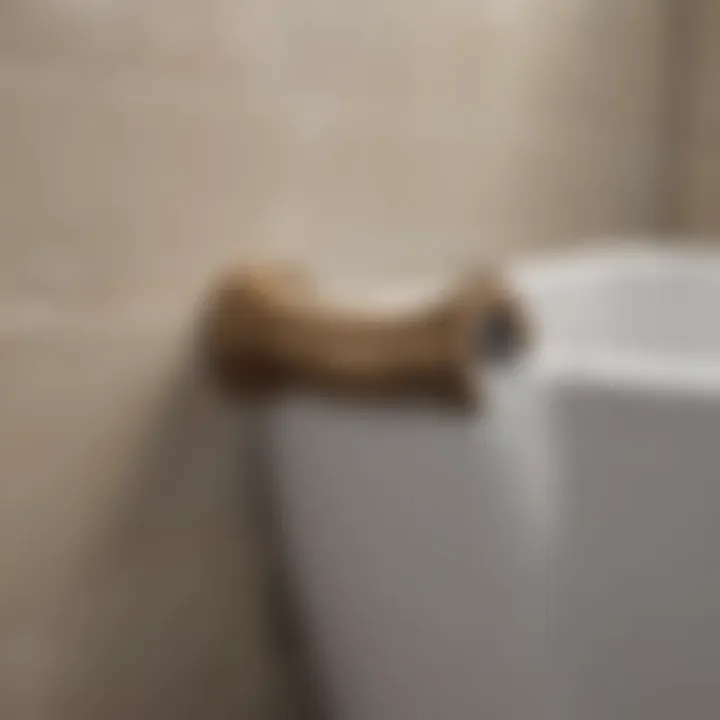 Installation of Tub Spout Pipe Diagram demonstrating the installation of a tub spout pipe