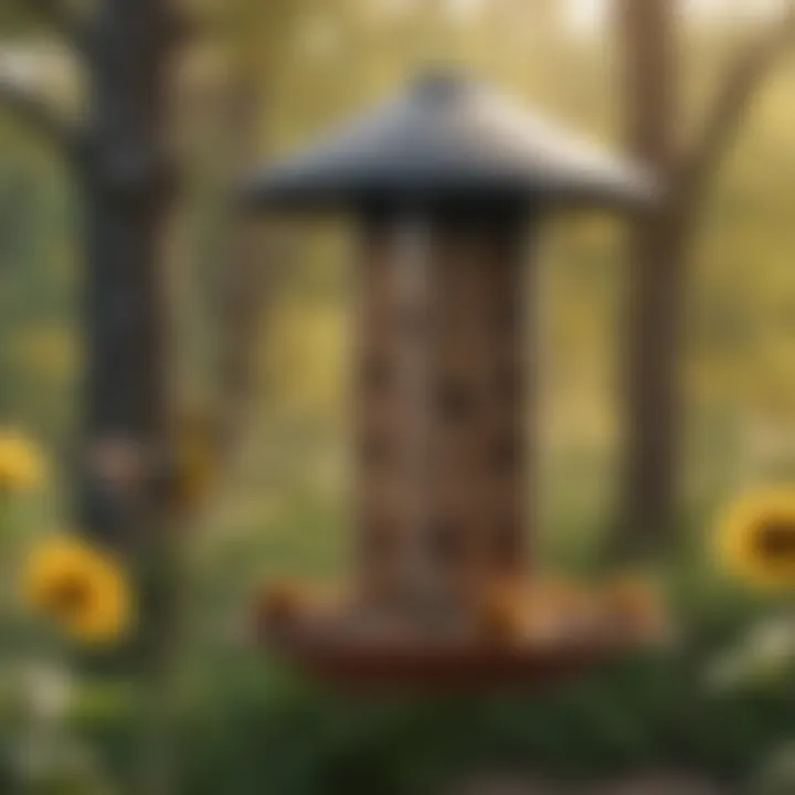 Durable bird feeder made from eco-friendly materials